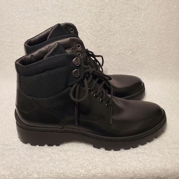 BRUNO MAGLI VAL MEN'S BOOT - BLACK LEATHER - Picture 5 of 8